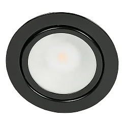 LED Möbeleinbauleuchte DOWNLIGHT N 5020, Ø 6.6cm, COB, 3.3W 3000K, schwarz