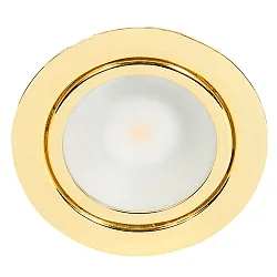 LED Möbeleinbauleuchte DOWNLIGHT N 5020, Ø 6.6cm, COB, 3.3W 3000K, Gold