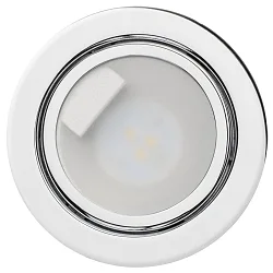 LED Möbeleinbauleuchte, N 5020 CSP LED, 3W 3000K, Chrom