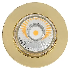 Recessed luminaire DOWNLIGHT N 5030, Ø 7.9cm, 12V, with snap ring, fixed optics, gold