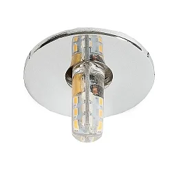 Einbauleuchte für Sternenhimmel N 392, Ø 4cm, G4, Chrom
