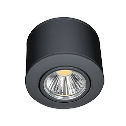 LED Aufbau Downlight A 5068, rund, 38°, 9,5W, 4000K, IP40, dimmbar, schwarz matt