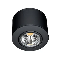 LED Aufbau Downlight A 5068, rund, 38°, 9,5W, 3000K, IP40, dimmbar, schwarz matt