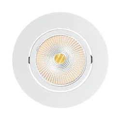 downlight 5068 ECO FLAT SCCT 38° DIM C round, swivelling, CCT Switch IP40