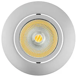 downlight 5068 ECO FLAT SCCT 38° DIM C round, swivelling, CCT Switch IP40, chrome matt dimmable