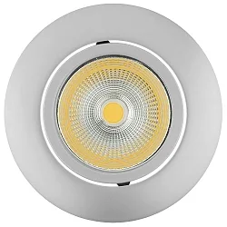 LED Einbaustrahler 5068 ECO FLAT, Rund, 350mA, 8W 4000K 750lm 38°, CRi>90, dimmbar, Chrom matt