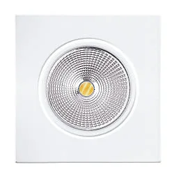 downlight 5068Q ECO FLAT SCCT 38° DIM C square, swivelling, CCT Switch IP40, white matt dimmable