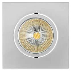 downlight 5068Q ECO FLAT SCCT 38° DIM C square, swivelling, CCT Switch IP40, chrome matt dimmable