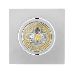 recessed downlight ECO FLAT 5068Q DIM / 38° round, CCT Switch, dimmable IP40, chrome matt dimmable