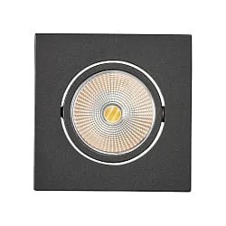 downlight 5068Q ECO FLAT SCCT 38° DIM C square, swivelling, CCT Switch IP40, black matt dimmable