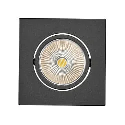recessed downlight ECO FLAT 5068Q DIM / 38° round, CCT Switch, dimmable IP40, black matt dimmable