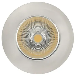 LED Einbaustrahler 5068 ECO FLAT, IP44, Rund, 350mA, 8W 4000K 750lm 24°, CRi>90, dimmbar, Nickel gebürstet