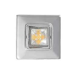 LED Downlight A 5068 T FLAT RQ, eckig, 48°, 9W, 4000K, IP40, dimmbar, chrom