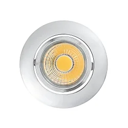 LED Downlight A 5068 T FLAT, rund, 38°, 8W, 3000K, IP40, dimmbar, chrom