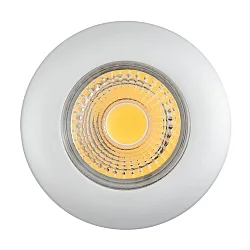 LED Einbau-Spot A 5068 T FLAT, IP44, rund, Ø8cm, CRi >90, starr, dimmbar C, 8W 2700K 38°, Chrom matt