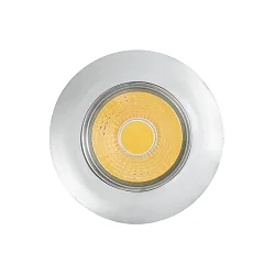 LED Einbau-Spot A 5068 T FLAT, IP44, rund, Ø8cm, CRi >90, starr, dimmbar C, 8W 2700K 38°, Chrom