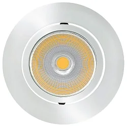 LED Downlight 5068 ECO FLAT BIO, rund, 38°, 7,5W, 2700K, IP40, chrom