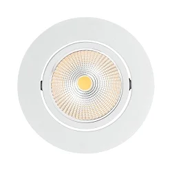 LED Downlight 5068 ECO FLAT TUN, rund, 38°, 6W, IP40, weiß matt