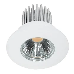 LED Einbaustrahler DOWNLIGHT A 5068 S IP44, COB, Ø 8cm, 12W 4000K 1100lm 38°, CRi>90, weiß