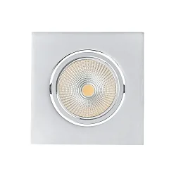 LED Downlight 5068Q ECO FLAT BIO, eckig, 38°, 7,5W, 4000K, IP40, chrom