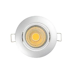 downlight A 5068 S swivelling, dimmable IP40, chrome matt dimmable