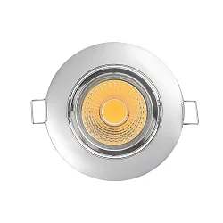 downlight A 5068 S swivelling, dimmable IP40, chrome dimmable