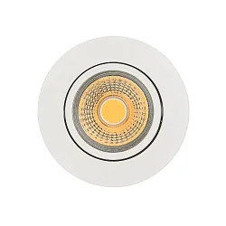 LED Aufbaudownlight A 5068 BIO, rund, 38°, 9,5W, 4000K, IP40, dimmbar, weiß matt