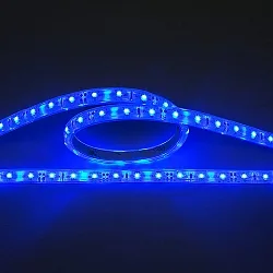 Outdoor LED Strip Flexible LED SMD 3528, IP67, 12V, 4.8W/m, BLAU, 200cm, dimmbar