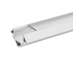 Alu Eck-Profil 3 TP, 200cm, für LED-Strips bis 1.4cm Breite, weiß matt