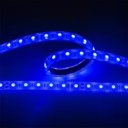 Outdoor LED Strip Flexible LED SMD 5050, IP67, 24V 14.4W/m, BLAU, 500cm, dimmbar