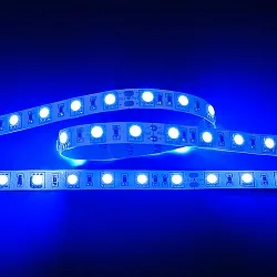 LED Strip Flexible LED SMD 5050, IP20, 24V 14.4W/m, BLAU, 500cm, dimmbar