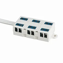 NV-Verteiler 6-fach, Schraubklemmen