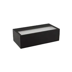 outdoor wall luminaire WL-RE200 UP/DOWN SCCT 115° direct / indirect IP65, black 