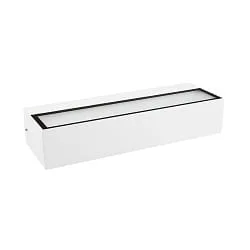 LED Außenwandleuchte WL-RE300 UP/DOWN SCCT, IP65 IK03, 30cm, 2x 7.5W 3000/4000K, 1020lm, 115°, weiß matt