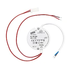 LED Einbau-Betriebsgerät EL-9R-350, 220-240V AC, sek. AMP-Buchse 17-26V DC / 350mA Konstantstrom, 6-9W, dimmbar 1-10V