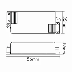 LED-Booster 12/24V DC, für LED Dimmer TS universal, 60/120W