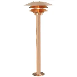 Nordlux Außenleuchte VENØ Standleuchte, E27, IP54, Kupfer