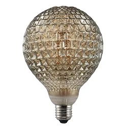 LED Leuchtmittel DECO G125 AVRA, E27, 2W, 2200K, 200lm, nicht dimmbar, rauchfarben
