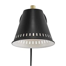 Wandleuchte PINE, GU10, IP20, schwarz