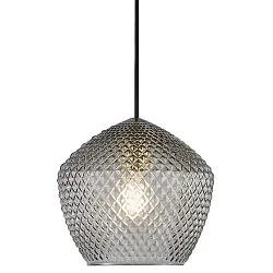 Pendant luminaire ORBIFORM, E27, IP20, smoky