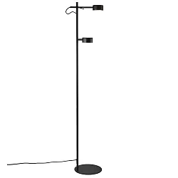 LED Stehleuchte CLYDE, 2x 5W, 2700K, 2x 350lm, IP20, 3-Step MOODMAKER, schwarz
