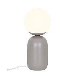 Tischleuchte NOTTI, E14, IP20, hellbraun 