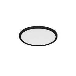 LED Bad-Deckenleuchte OJA 29 SCENE SELECT, IP54, mit Nachtlicht, 14.5W 3000/4000K 1600lm 120°, schwarz