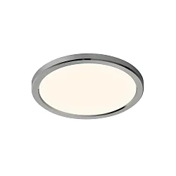 LED Bad-Deckenleuchte OJA 29 SCENE SELECT, IP54, mit Nachtlicht, 14.5W 3000/ 4000K 1600lm 120°, weiß + Nickel