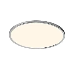 LED Bad-Deckenleuchte OJA 42 SCENE SELECT, IP54, mit Nachtlicht, 19W 3000/4000K (CCT) 2100lm 120°, schaltbar, weiß + Chrom