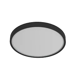 LED Deckenleuchte / Badleuchte NOXY, IP44, 17W 3000/4000K + Nachtlicht (MOODMAKER) 1650lm, CRi >90, schwarz