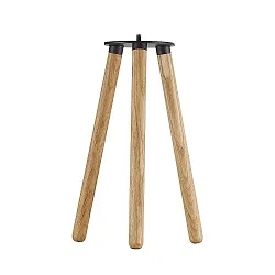 Luminaire stand KETTLE TRIPOD 31, wood