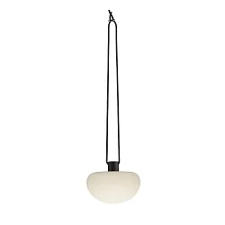 Mobile Outdoor LED Akku-Pendelleuchte SPONGE, IP65, 4.8W 2700K 300lm, dimmbar, schwarz/weiß