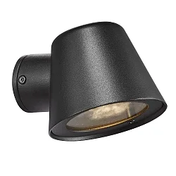 Wandleuchte ALERIA Außenleuchte, GU10, IP44, schwarz