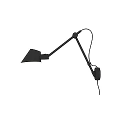 Wandleuchte STAY LONG, E27, IP20, schwarz